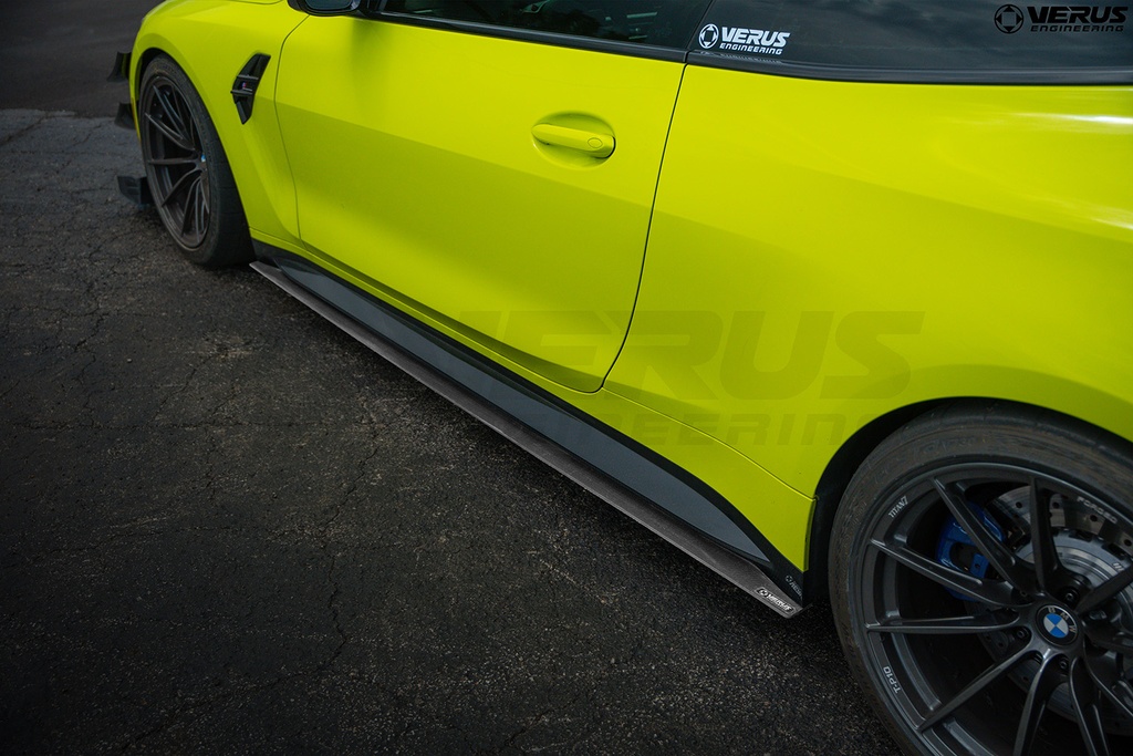 Carbon Polyweave Side Splitter Kit - G82 BMW M4 | Verus Engineering